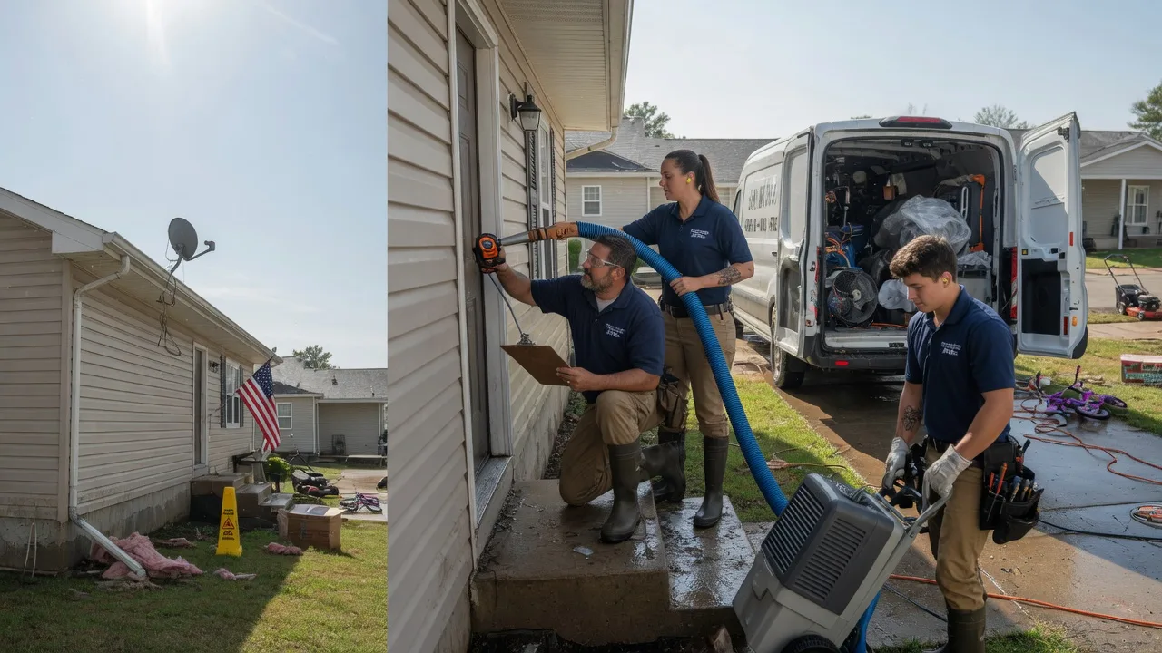 Ceiling Water Damage Restoration in Huxford, AL near me